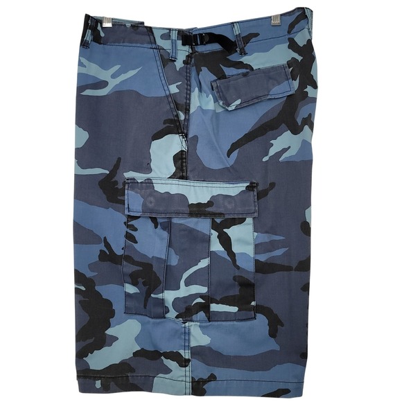 Rothco Mens Casual Street Cargo Army Military BDU Camo Shorts Y2K XXL Gorpcore - Picture 4 of 10
